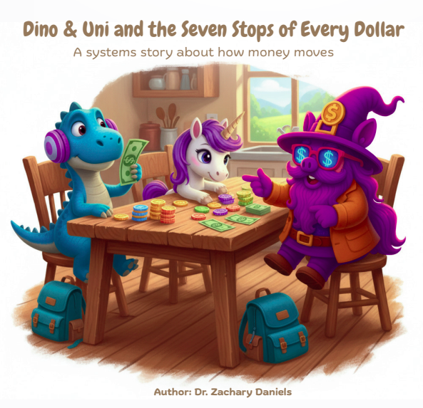 Dino & Uni and the Seven Stops of Every Dollar